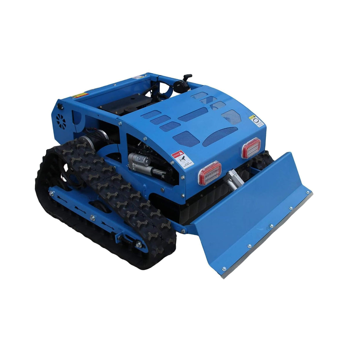 Heavy-Duty 21-Inch 9HP Commercial Remote-Controlled Robotic Lawn Mower With Tracks And Plow