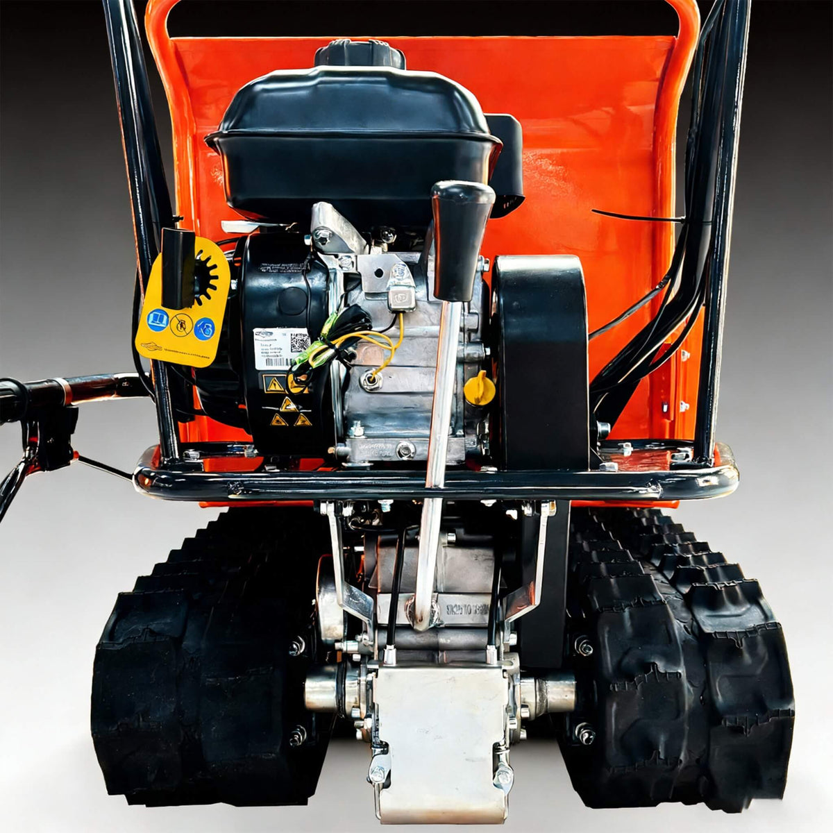 660LBS Heavy-Duty 6.5HP 208CC Gas-Powered Track Barrow