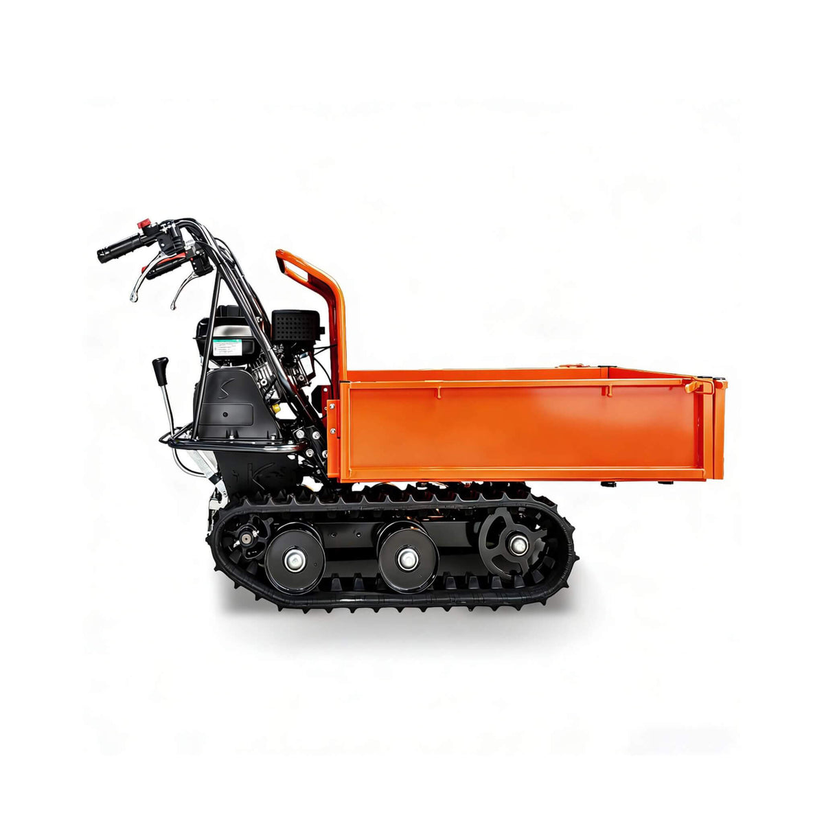 660LBS Heavy-Duty 6.5HP 208CC Gas-Powered Track Barrow