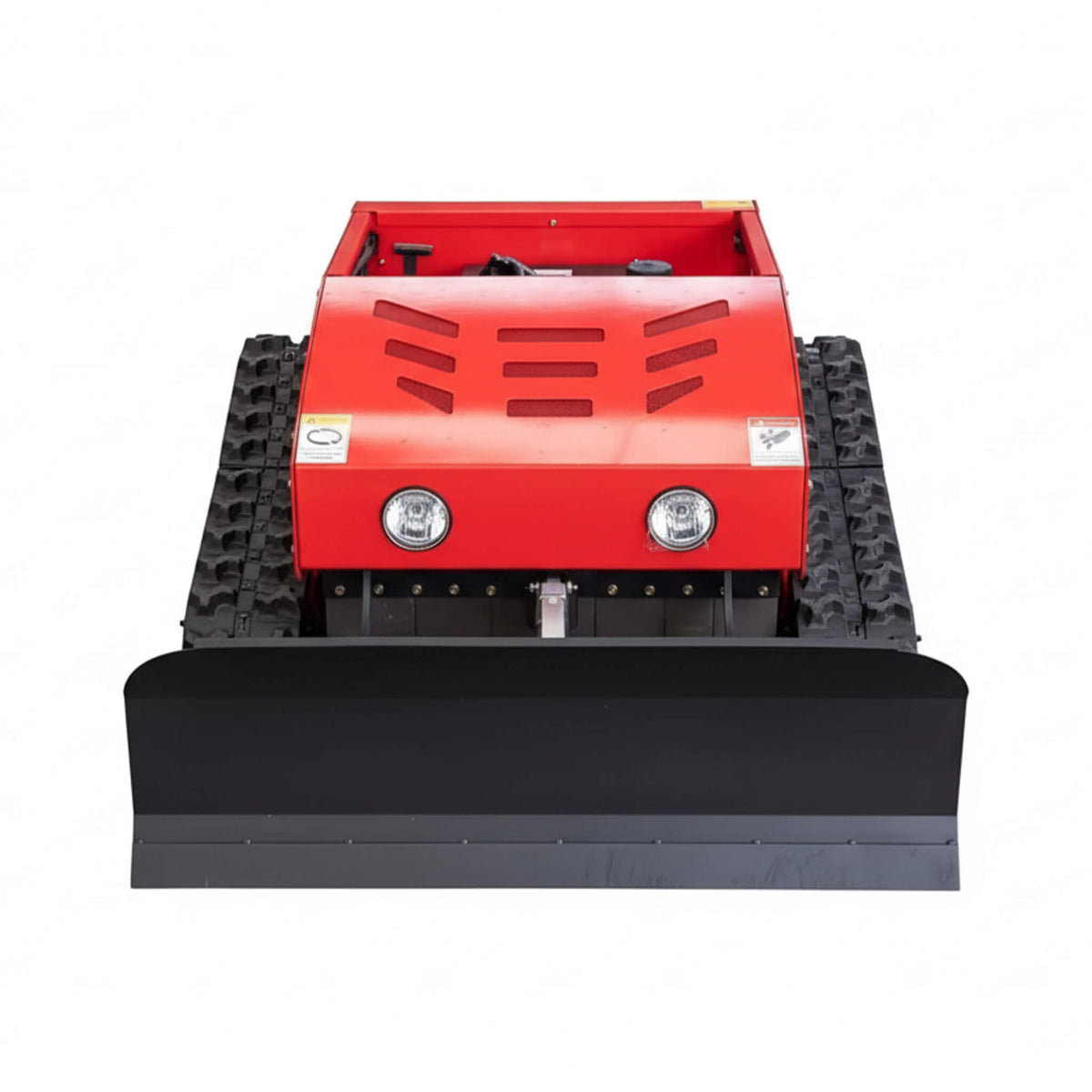 Heavy-Duty 9HP Commercial Remote-Controlled Oil-Electric Hybrid Track Drive With Plow