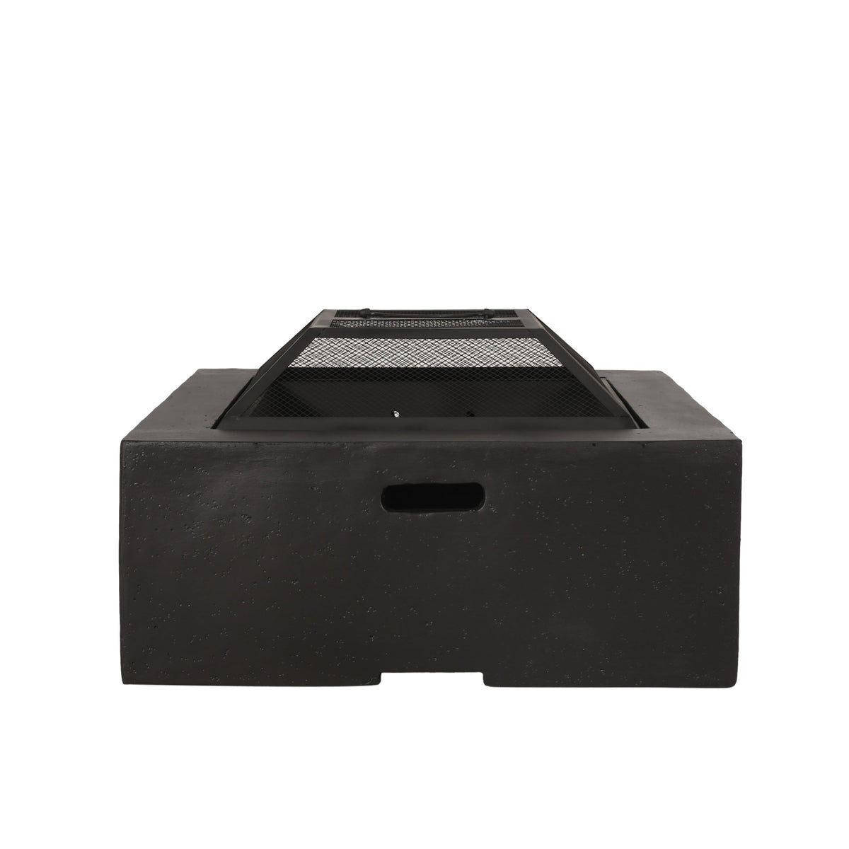 Outdoor 29" Square Wood-Burning Fire Pit