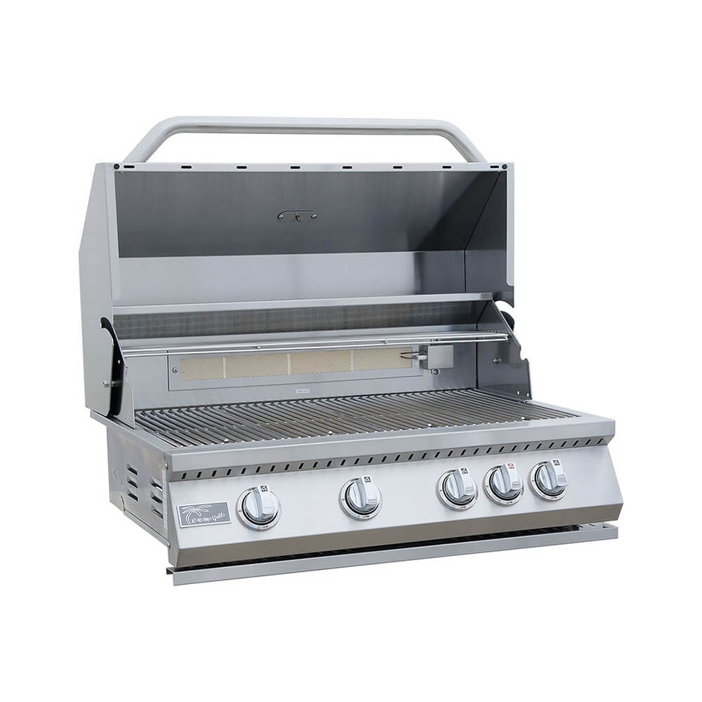 KoKoMo Grills 32" Heavy Duty 60K BTU LP/NG 4 Burner Built-In Stainless Steel Gas Grill