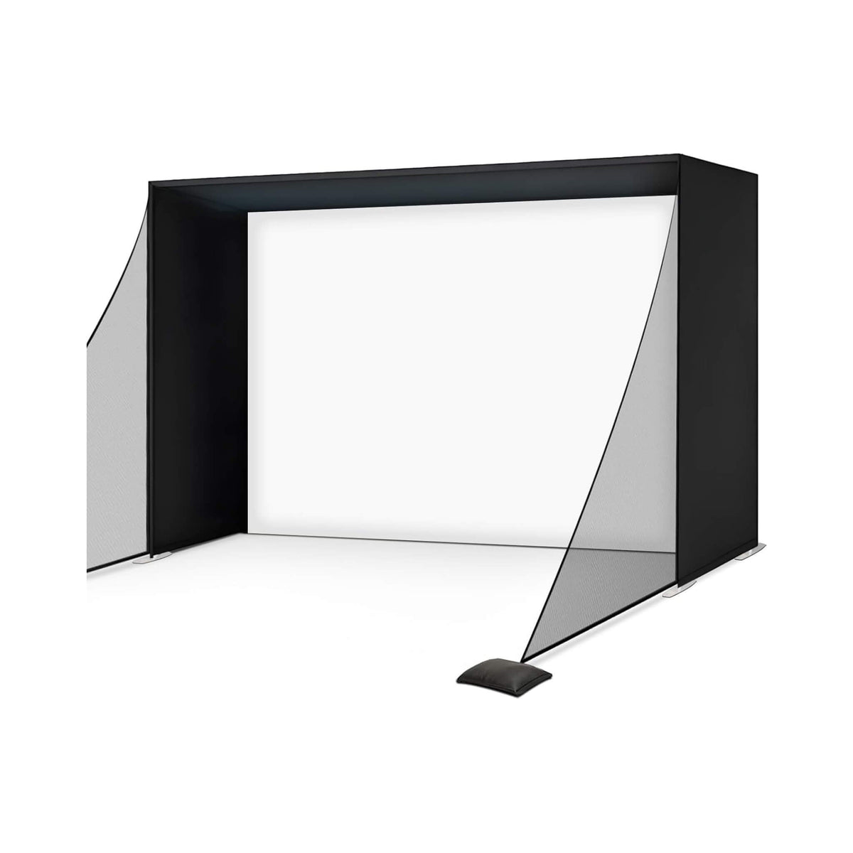 Large Premium Indoor Golf Simulator Enclosure Net With Frame And HD Screen Kit