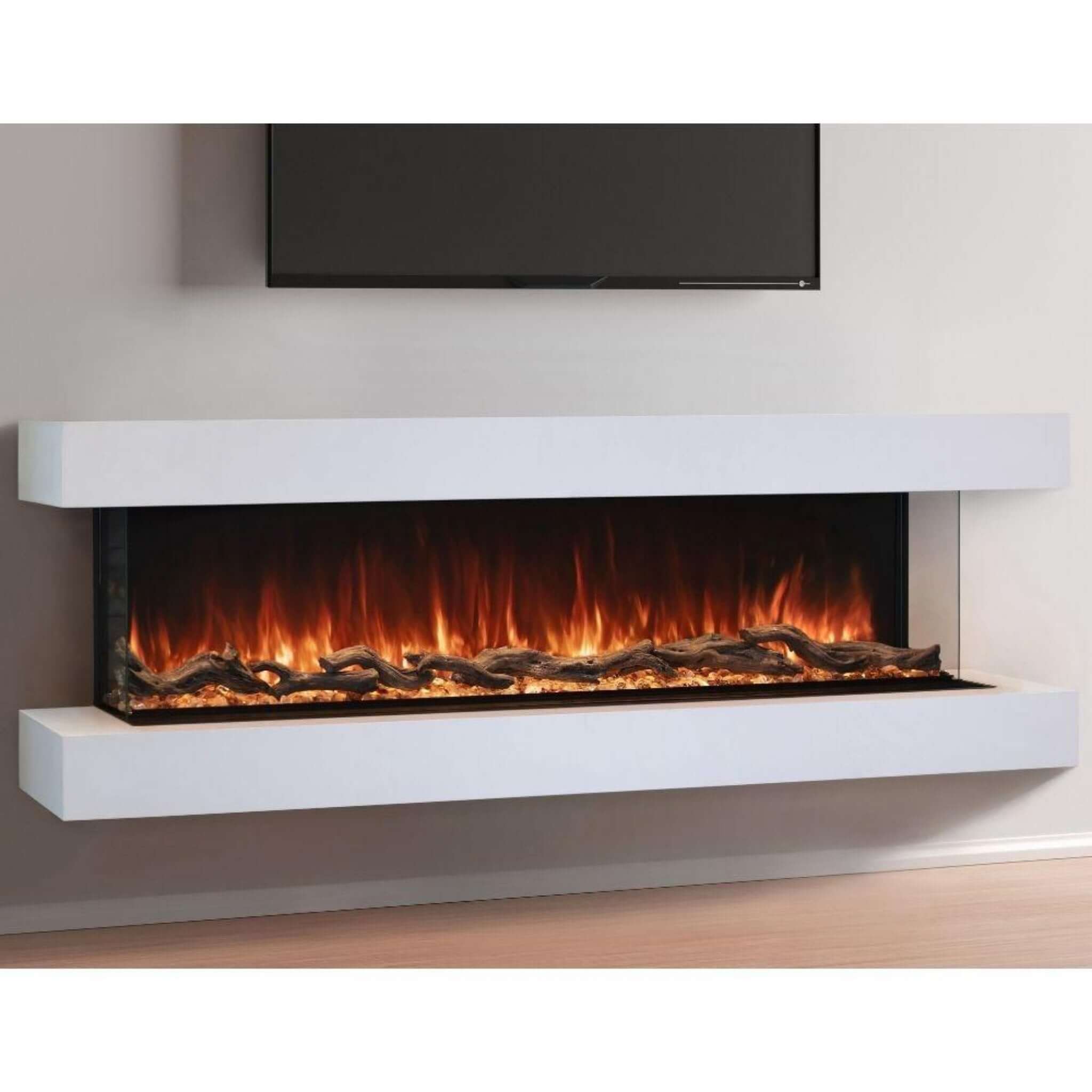 Modern Flames Landscape Pro Multi 120-Inch Linear Multi-Sided Electric Fireplace [LPM-12016V2] (SAK32876)