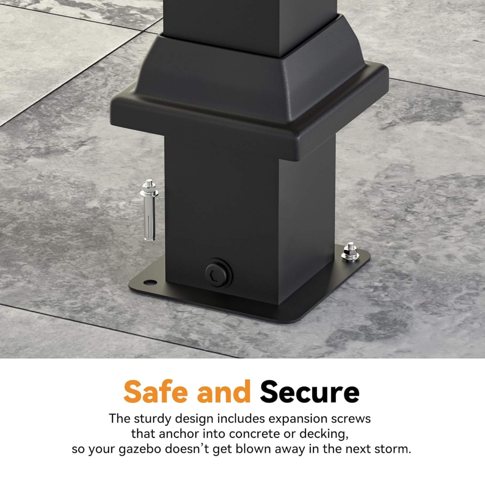 Alora Luxury Double Roof Hardtop Aluminum Gazebo With Decor Hooks, Mosquito Nettings, And LED Lights (SAK91824)