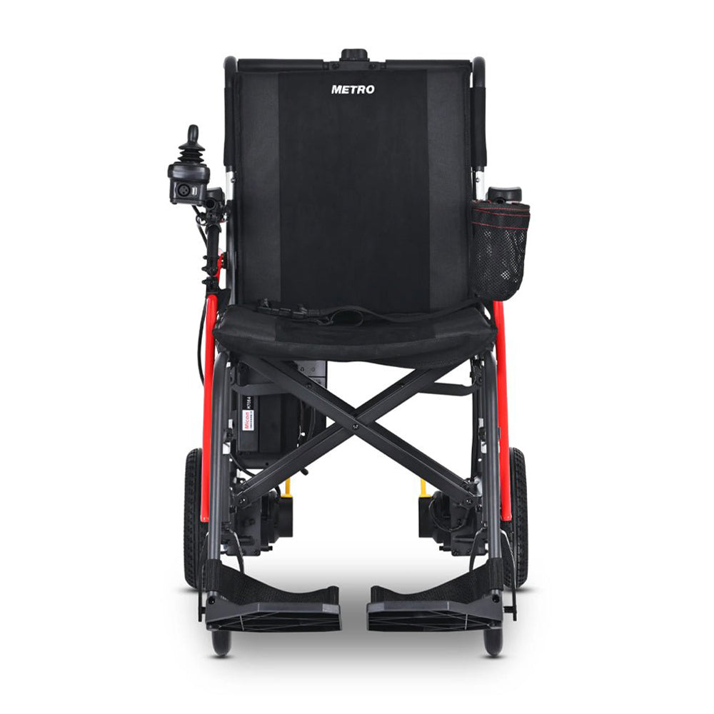 Metro Mobility iTravel Lite 24V/10AH 200W Premium Portable Folding Power Wheelchair, 220LBS (SAK97362)