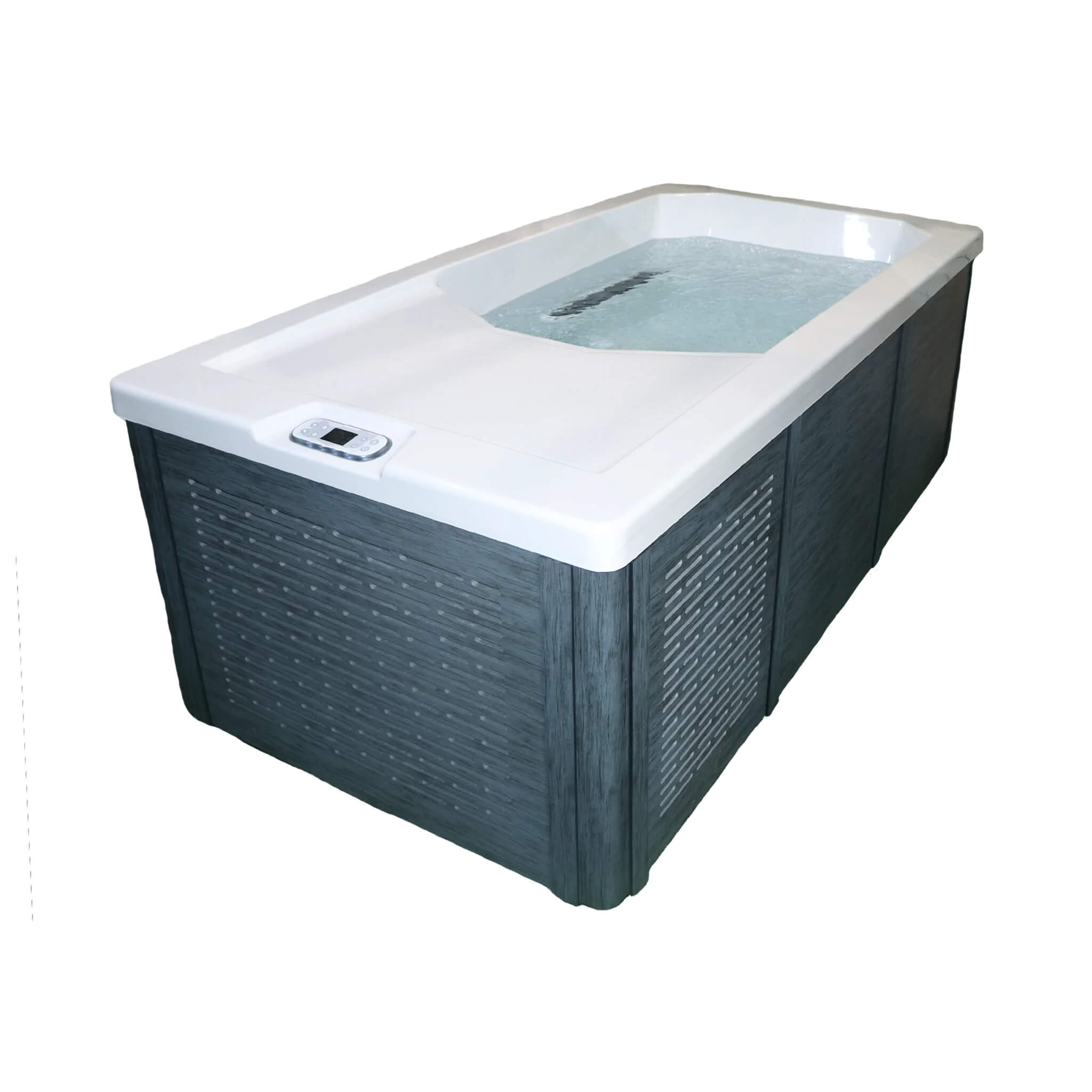 CSC 1000 Premium Cold Plunge Spa Tub With Built-In Ozone And Multi-Colored Exterior Lighting