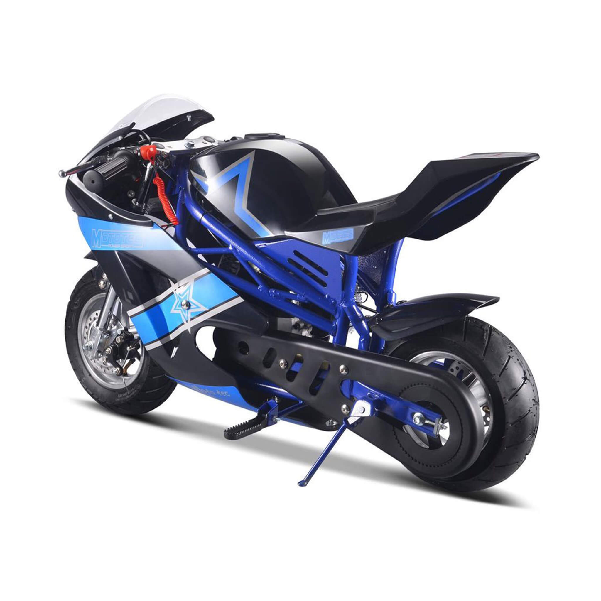 MotoTec GT 49CC 2-Stroke Premium Air Cooled Gas Pocket Bike