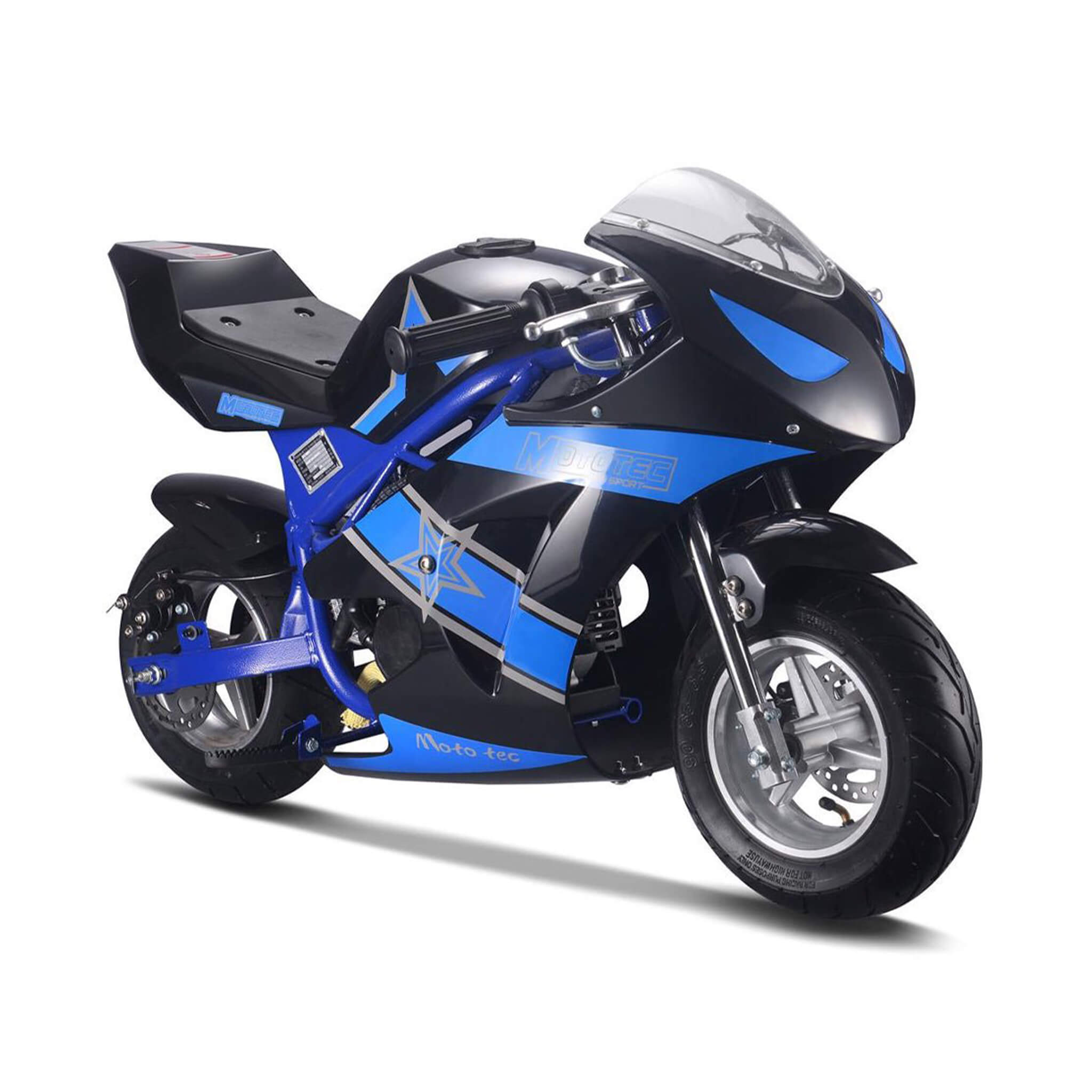MotoTec GT 49CC 2-Stroke Premium Air Cooled Gas Pocket Bike