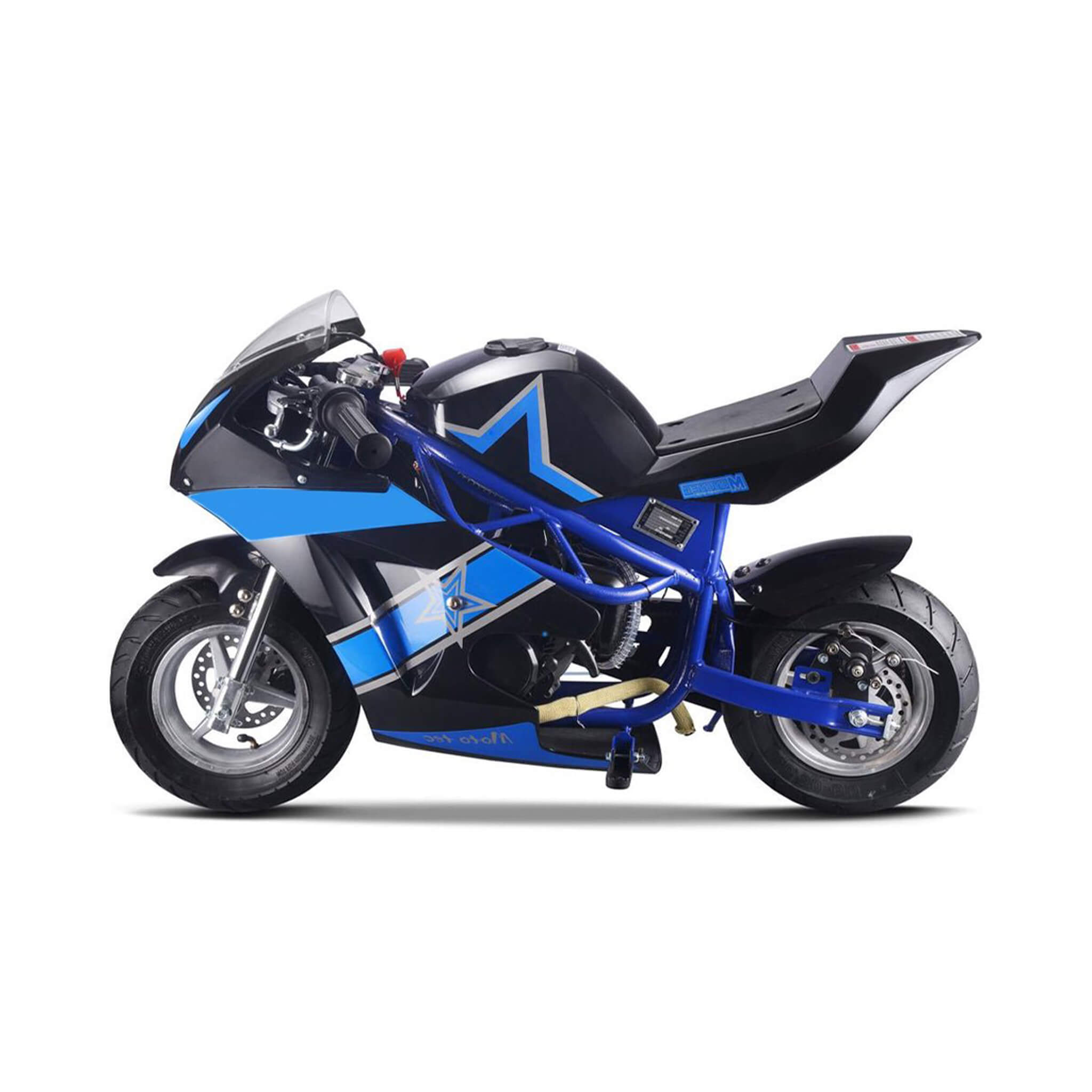 MotoTec GT 49CC 2-Stroke Premium Air Cooled Gas Pocket Bike