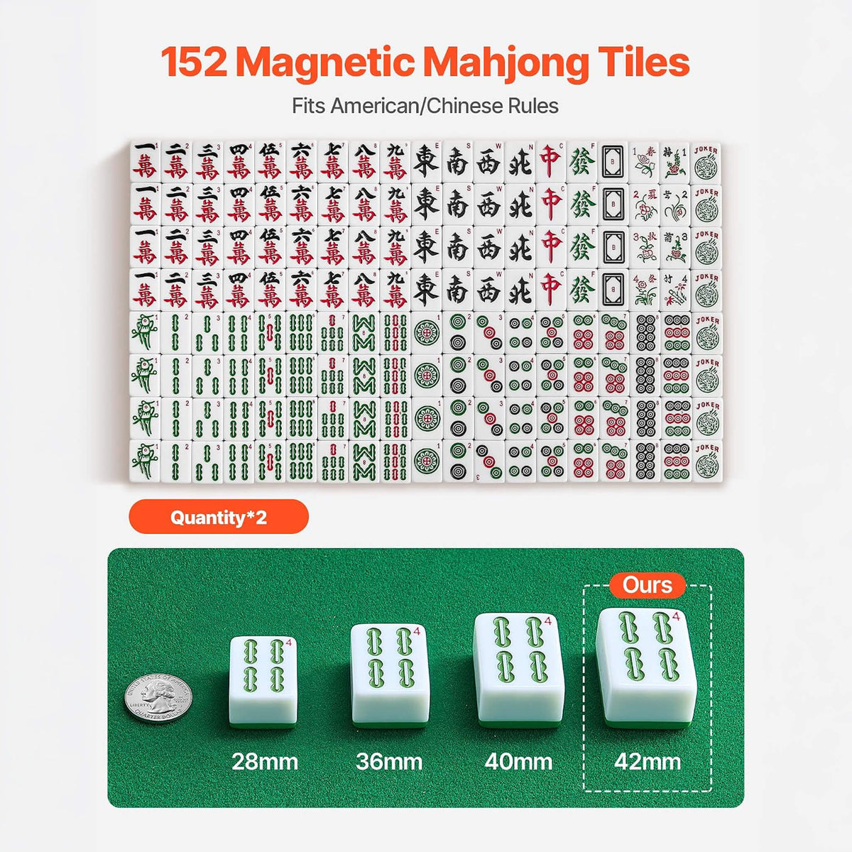 Premium Automatic Foldable Mahjong Table With Wheels And Two Sets Of Tiles