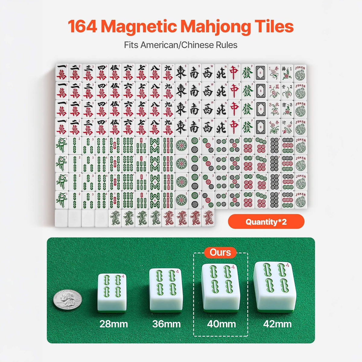 Premium Automatic Foldable Mahjong Table With Wheels And Two Sets Of Tiles