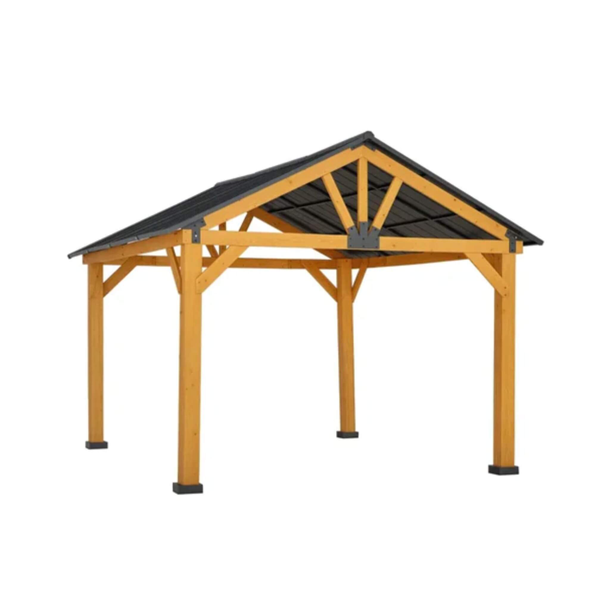 [09X11FT] Premium Outdoor Hardtop Patio Backyard Gazebo (SAK86341)