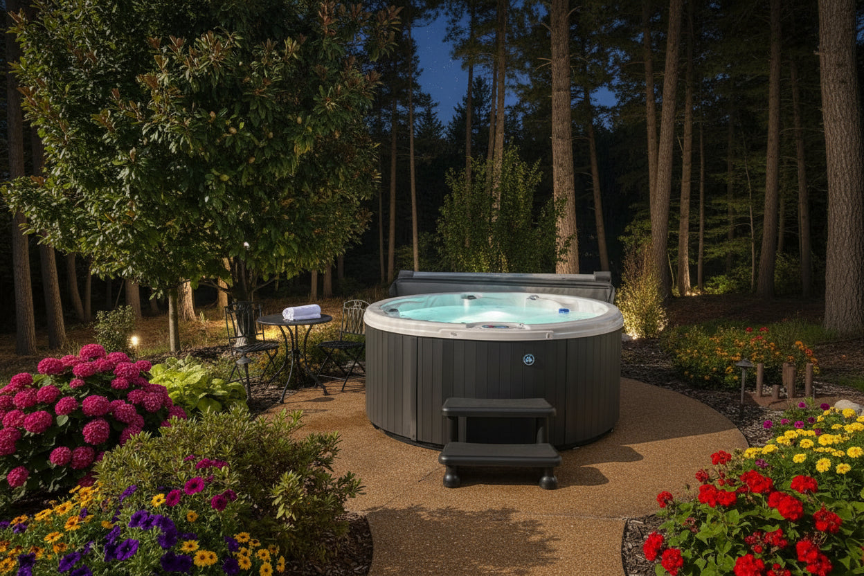 Northstar Round Hot Tub - 7' Outdoor Spa for 5 Adults