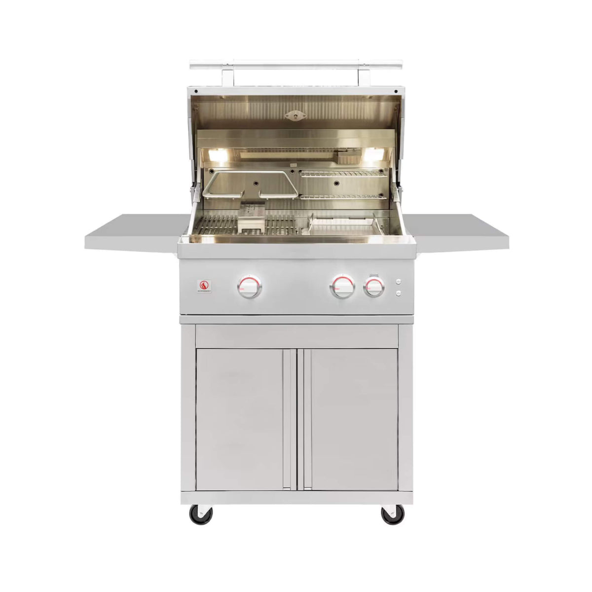 Summerset Quest Grill With Rear Infrared Burner, Rotisserie Kit, & Drop-In Griddle Plate