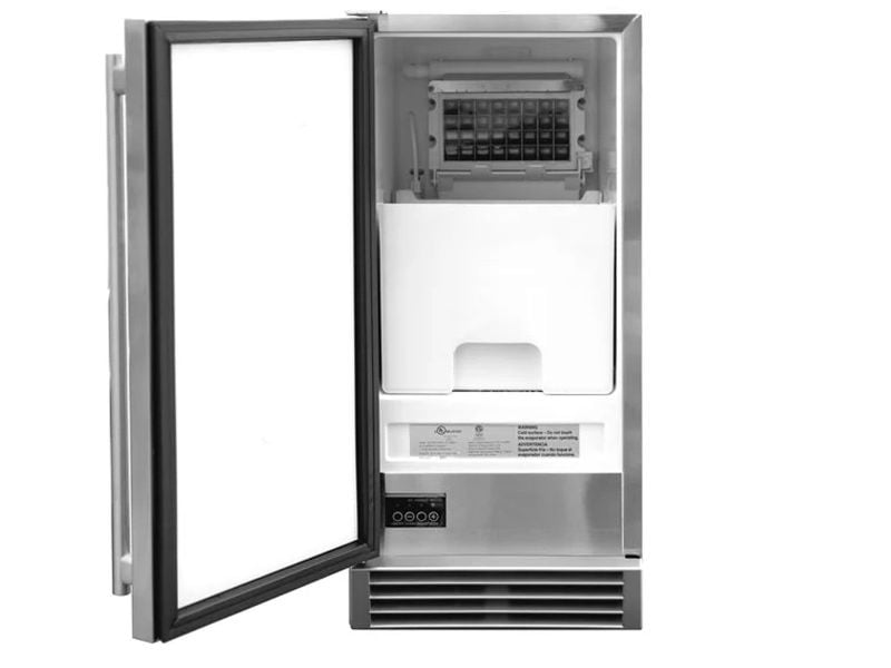 TrueFlame 15-Inch UL Outdoor Rated Nugget Ice Maker - 50 lb. Capacity