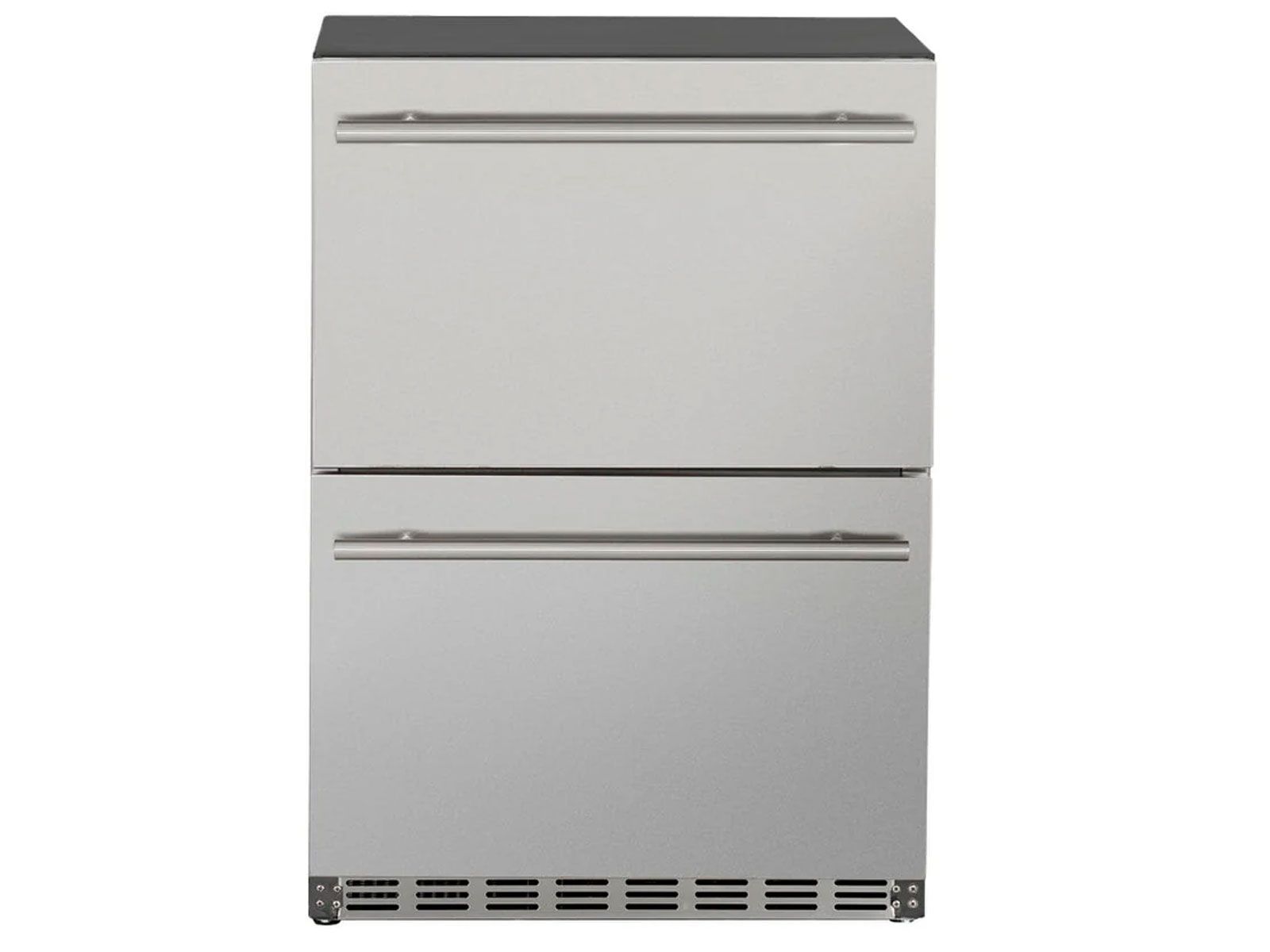 TrueFlame 24-Inch 5.0 Cu. Ft. Outdoor Rated 2-Drawer Fridge with Lock