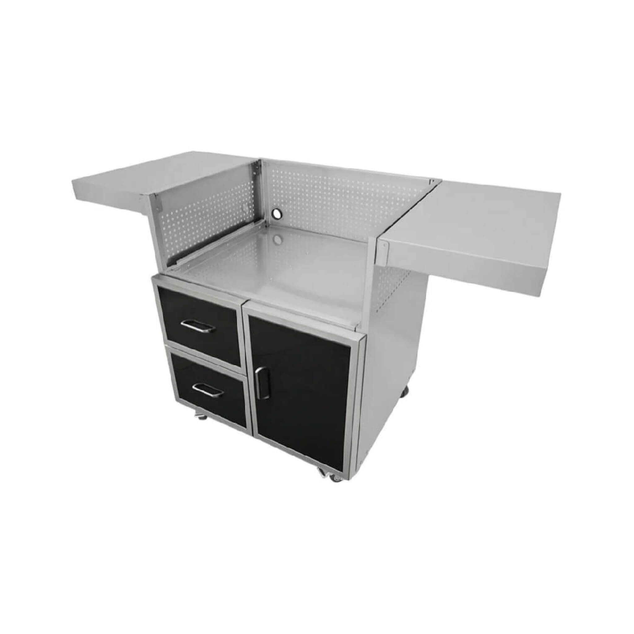 Wildfire Outdoor Living Black Stainless Steel Outdoor Grill Cart (SAK98231)