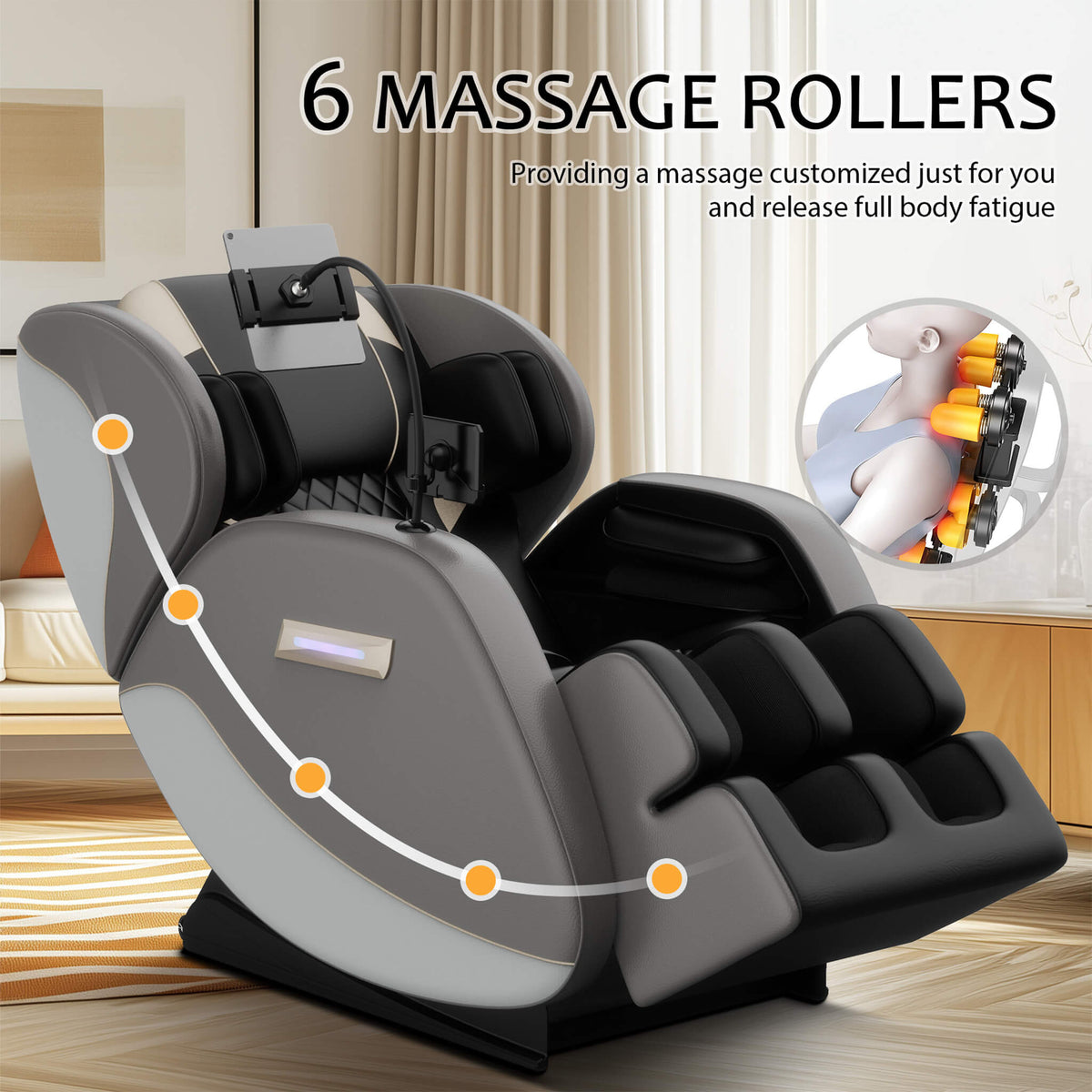 Opulence Zero-Gravity Massage Recliner Chair With Bluetooth Audio
