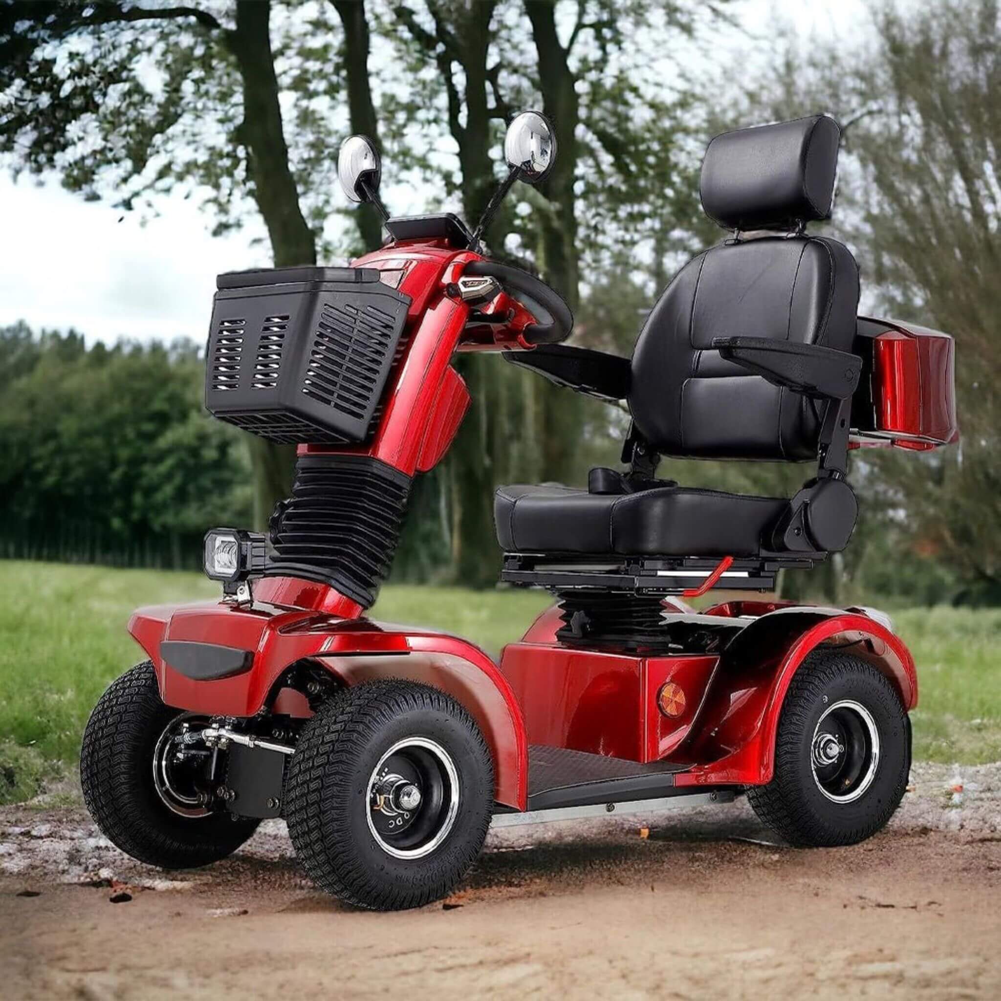 Zvg 4-Wheel Heavy-Duty 500W 48V20AH Electric All-Terrain Mobility Scooter