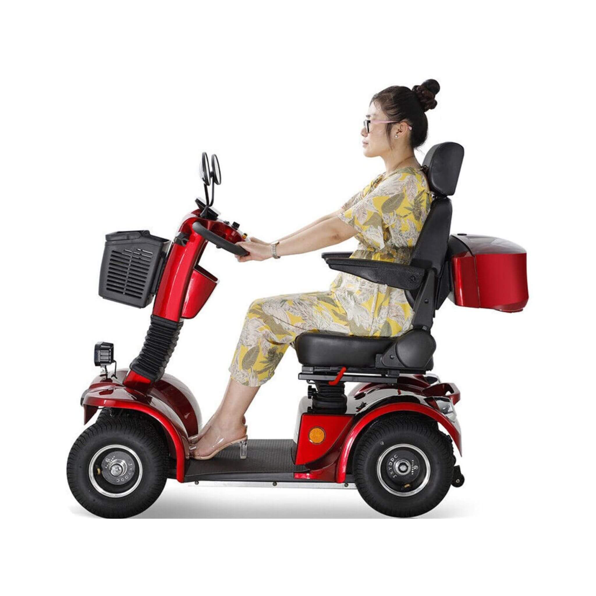 Zvg 4-Wheel Heavy-Duty 500W 48V20AH Electric All-Terrain Mobility Scooter